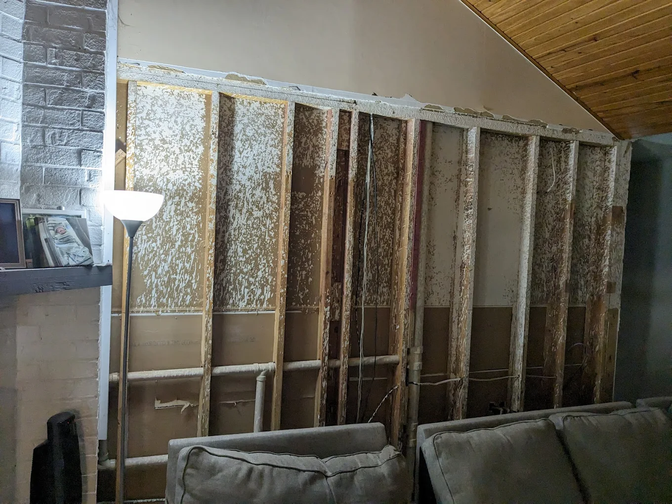 Interior Wall Framing by First Shot Construction Orange TX