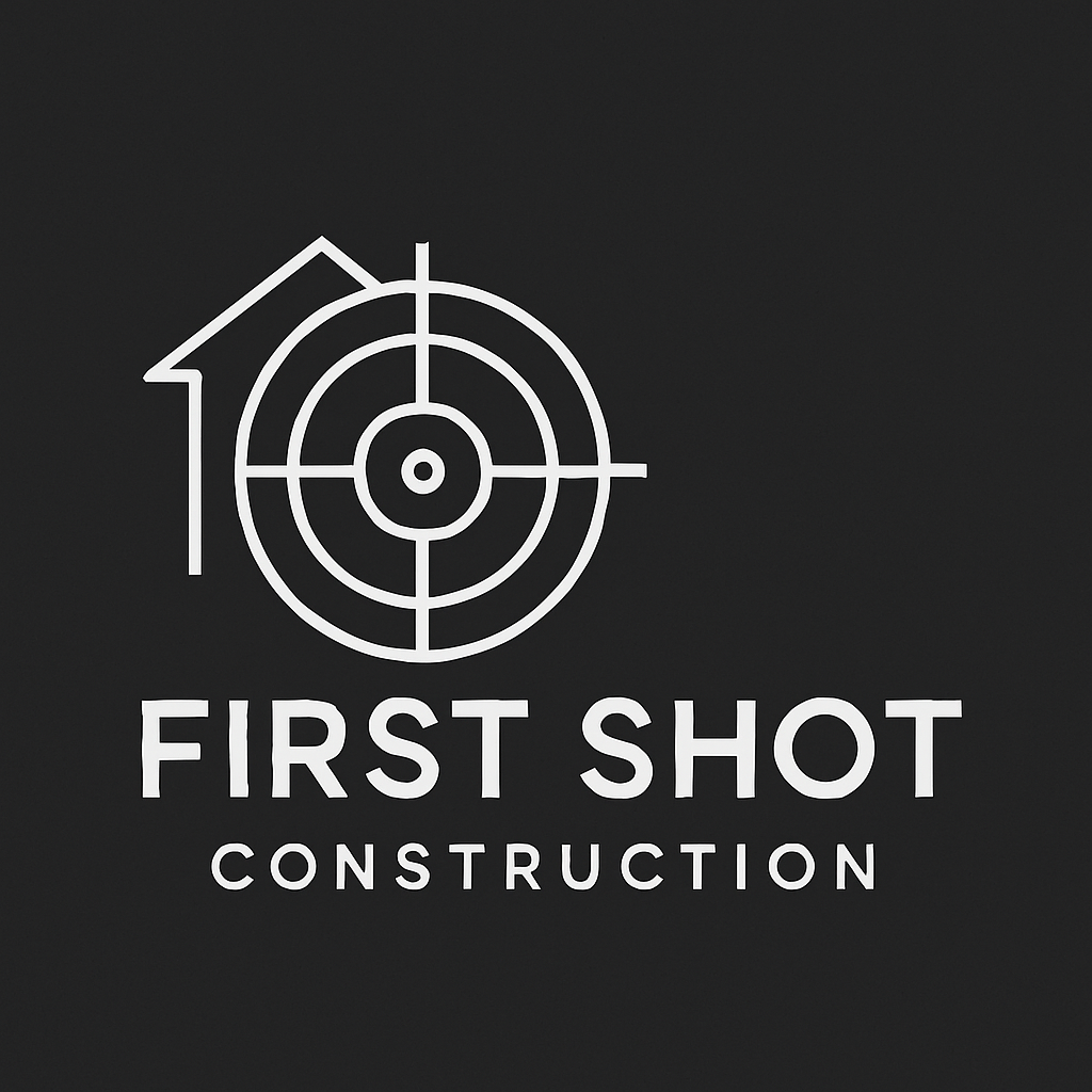 First Shot Construction Logo