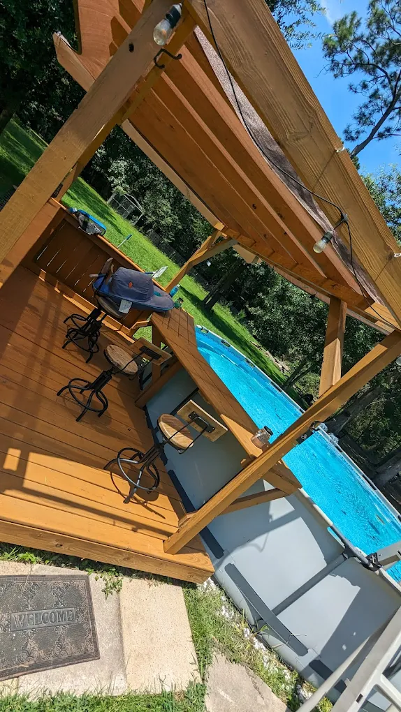 Porch Construction & Outdoor Living by First Shot Construction in Orange Texas